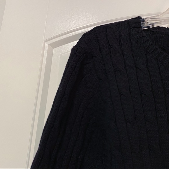 ☼Vintage St. John Bay Black Knit Cropped Sweater☼ - Picture 5 of 5